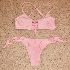 Zaful Pink Bikini